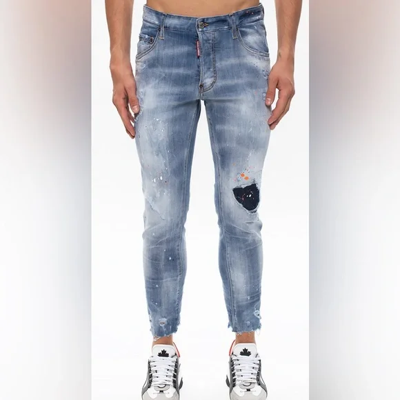 Dsquared2 Skater Mens Jeans Size 50/34 - Picture 2 of 12